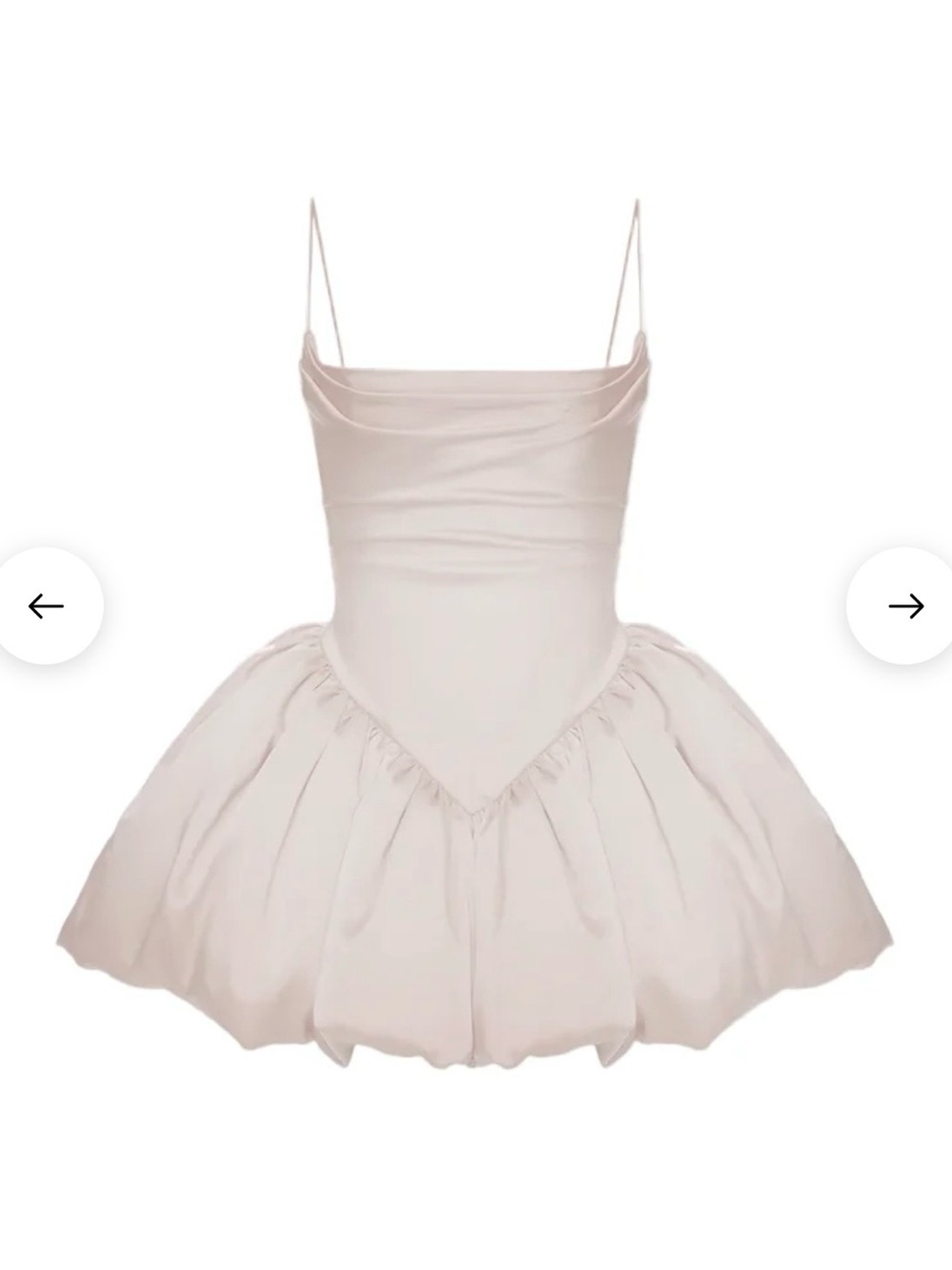 Balykina Saris Dress - Color Blush / XS. Worn only once, in perfect condition!!!
